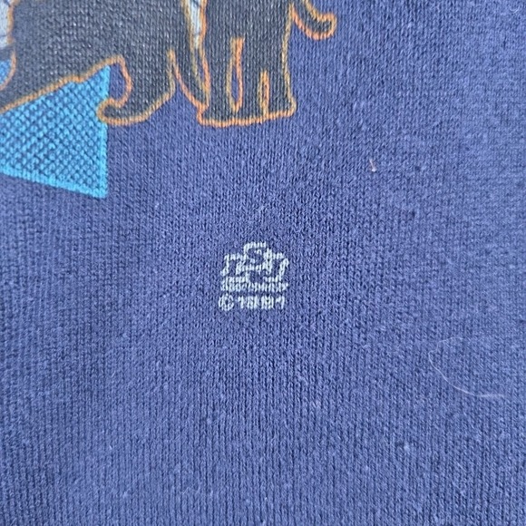 Vintage 90s Cougar Mountian Lion Crewneck Sweater Size Large Tultex Made In USA - Picture 2 of 7